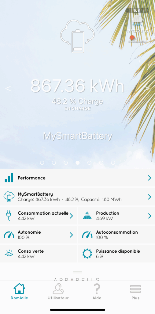 Mylight smartbattery