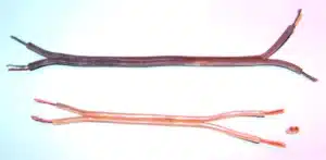 appareillage électrique vétuste : fils souples